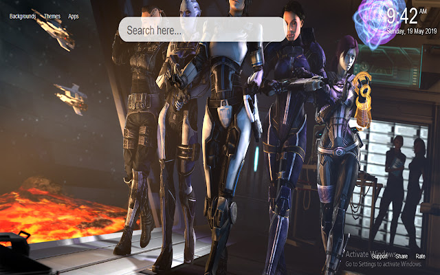 Mass Effect Wallpaper New Tab