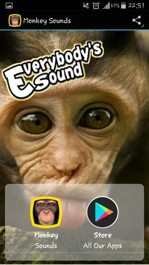 Monkey Sounds Screen 3