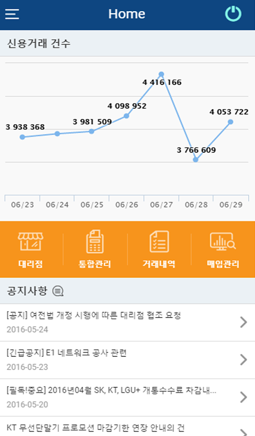   VAN IMS – snímek obrazovky 