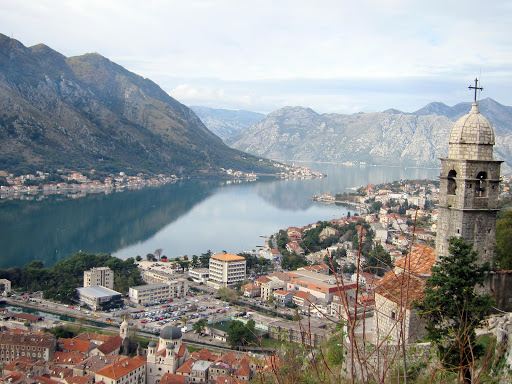 View-of-Church-of-Our-Lady-of-Remedy-Kotor.jpg - The view from the ramparts above Kotor with the Church of Our Lady of Remedy at the right. 