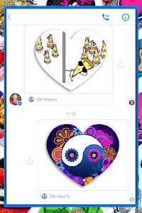 GIF Hearts for Messenger ♥ screenshot 6