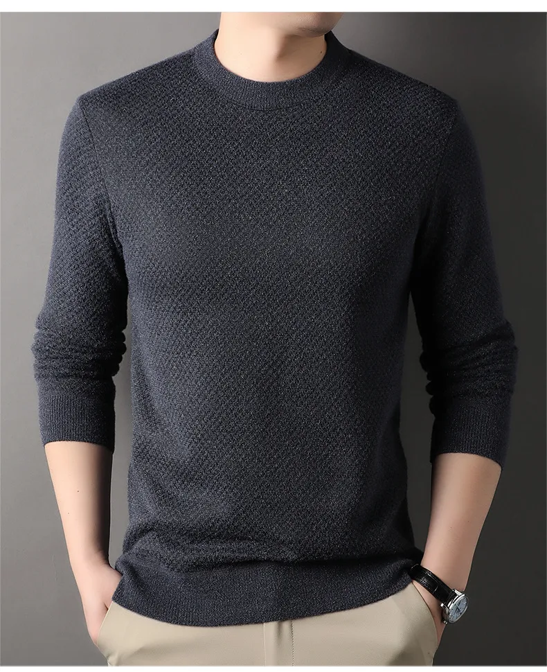 Title 12, Mens Thermal Sweater Extra Thick with Fleece, ...