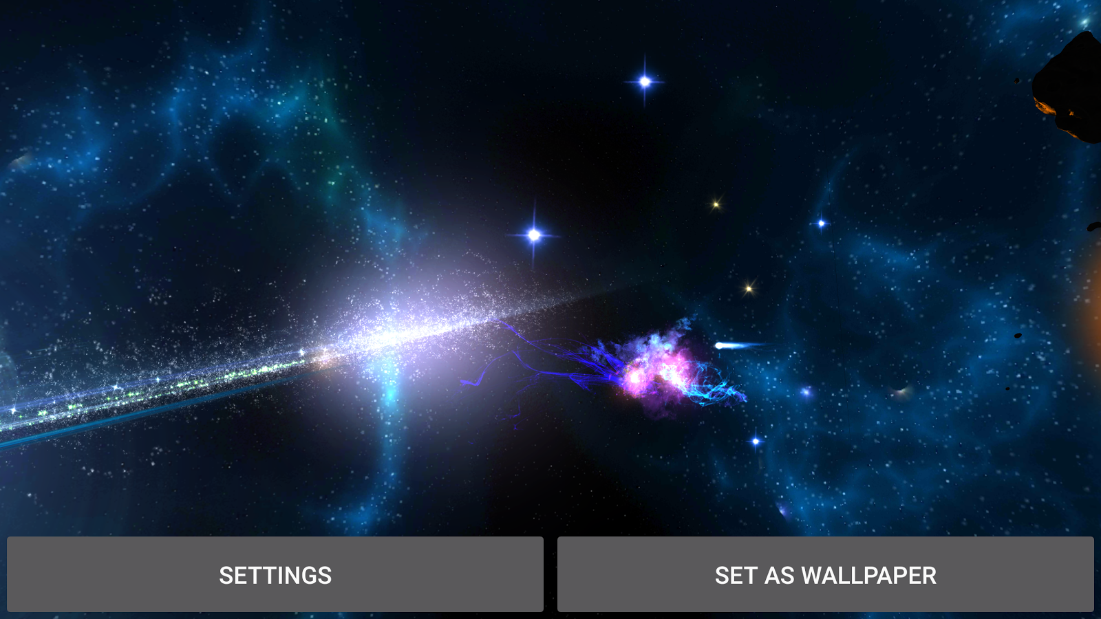 3D Galaxies Live Wallpaper Android Apps On Google Play