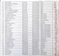 Swagath Family Restaurant menu 2