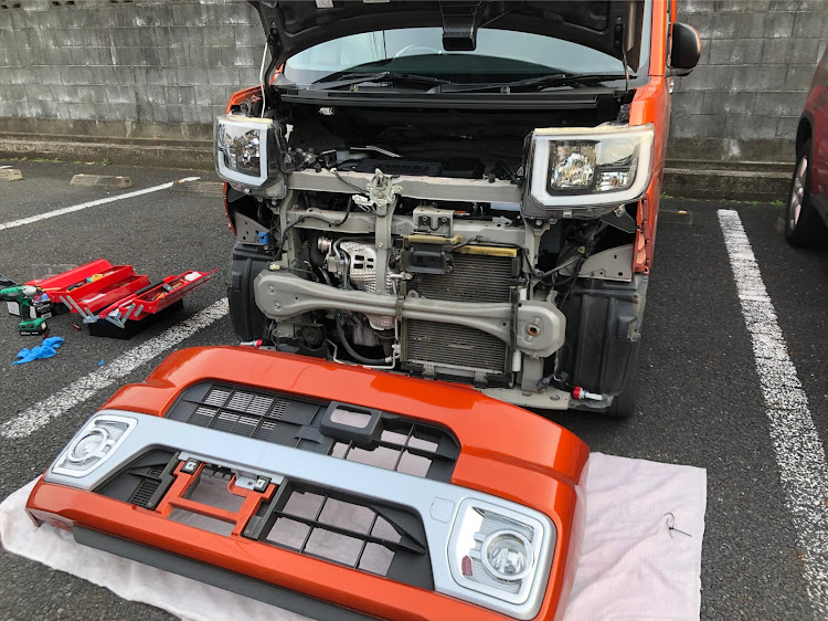 ウェイクの年末洗車・ホーン取り付けに関するカスタム事例の投稿画像3枚目
