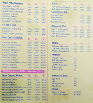 Ruby Dhaba menu 2