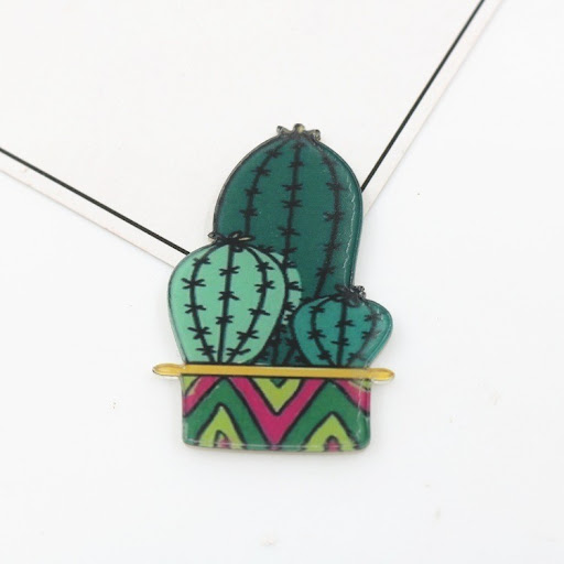 Title 10, Cartoon acryl cactus broche, een leuke en trend...