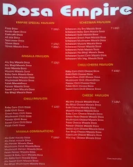 Dosa Empire menu 3