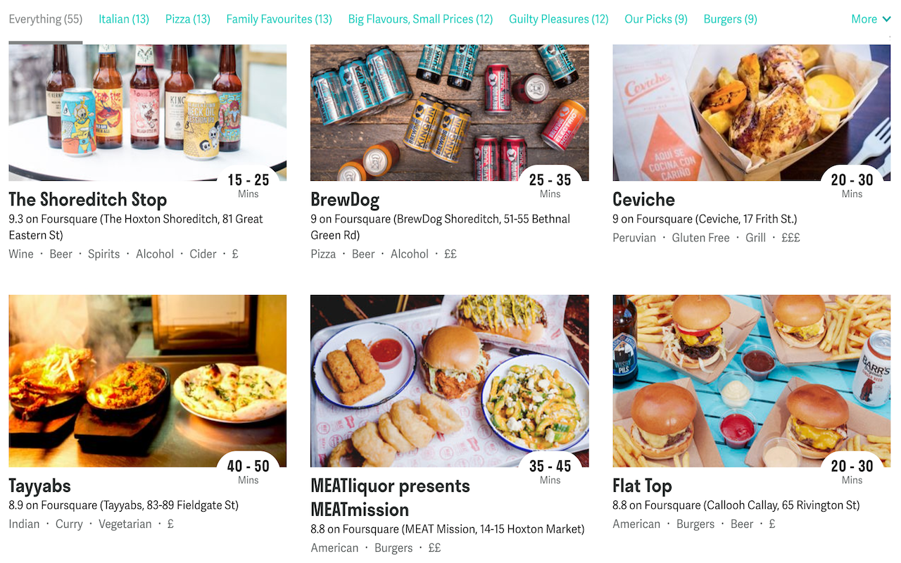 Deliverate (Foursquare ratings for Deliveroo) Preview image 1