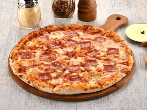 Pork Ham And Cheese Pizza [10 Inch]
