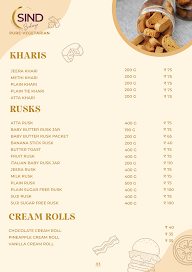 Sind Bakery menu 4