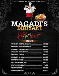 Magadi's Biriyani menu 1