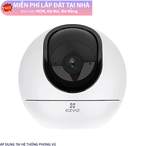 Thiết bị quan sát/Camera WIFI kép quay/quét trong nhà EZVIZ CS-C6 2K+ (AI, Color, Autozoom, LAN)