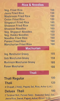 Happy Foods menu 2