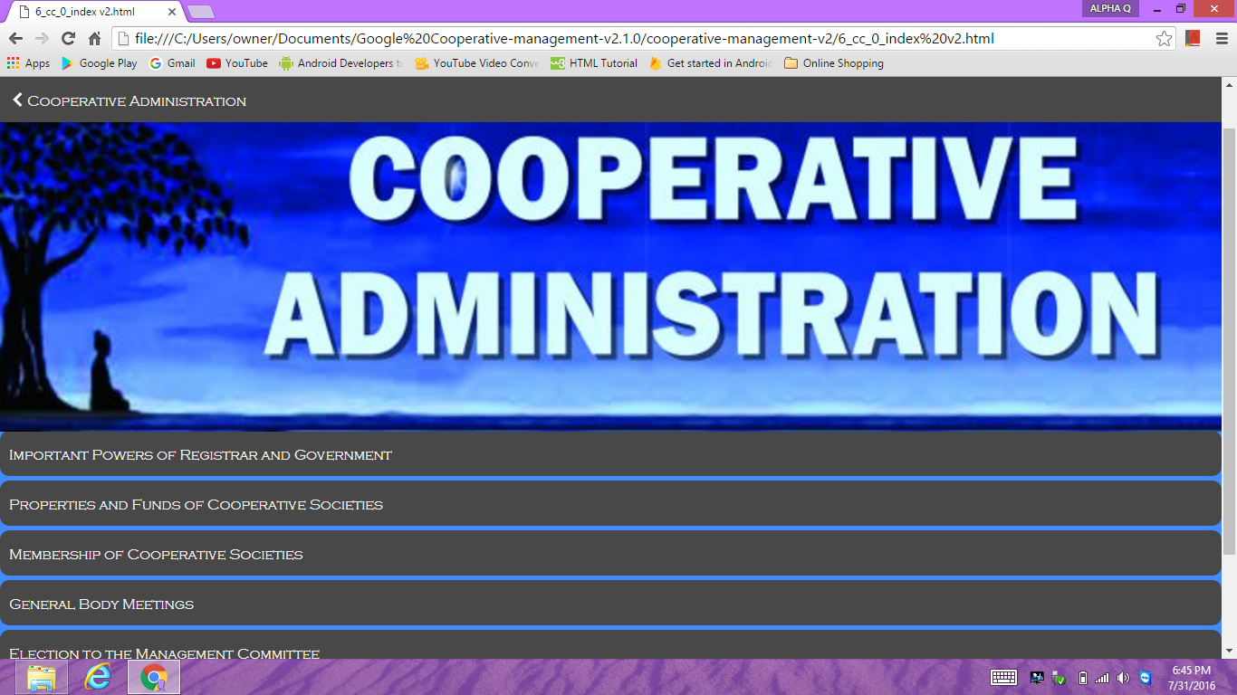 Cooperative Management Android Apps on Google Play