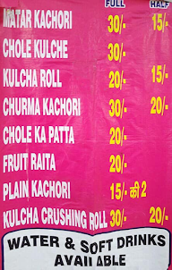 Fateh Chand Kachori menu 1