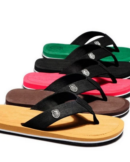 2023 Summer Slippers Men Flip Flops Beach Sandals Non-sli... - 0