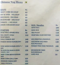 Pot Biryani menu 1