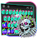 Thème de clavier Skeleton Graffiti icon