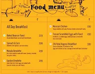 Zai Unplugged menu 1