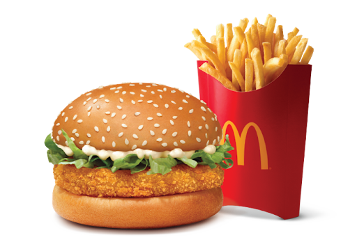 McVeggie Burger + Fries (L)