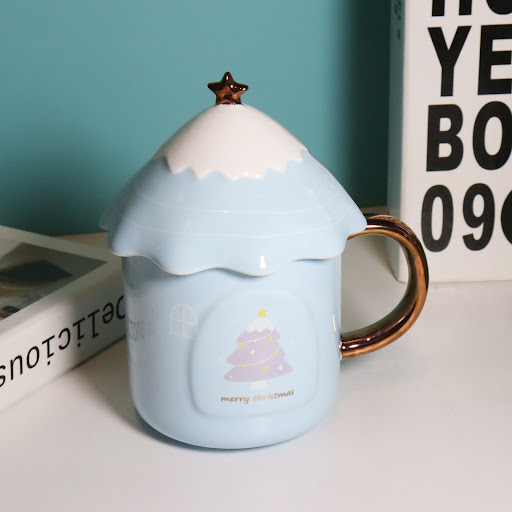 Title 2, Ceramic Christmas Gift With Lid Large Capacity ...