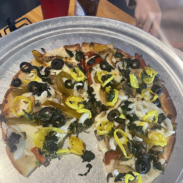GF veggie lovers pizza