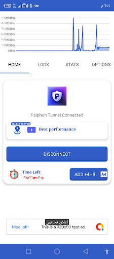 Screenshot Psiphon Tunnel Plus