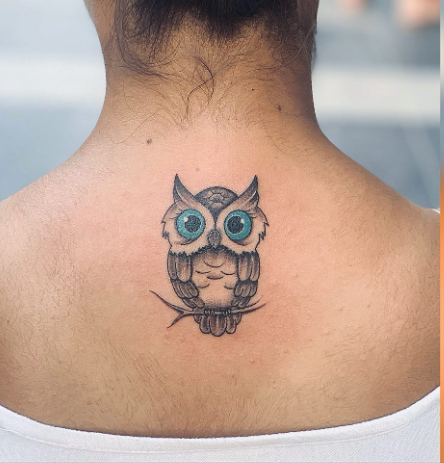 Owl Back Tattoos