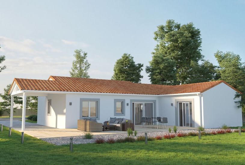  Vente Terrain + Maison - Terrain : 573m² - Maison : 104m² à Portets (33640) 