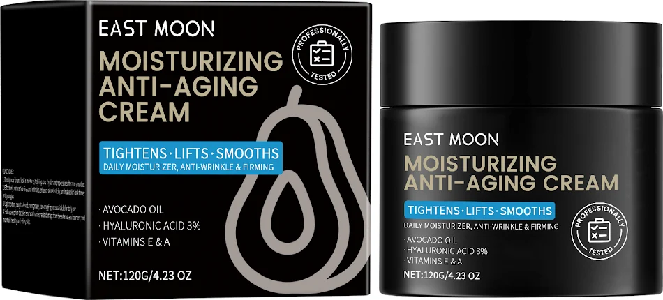 Crème Hydratante Anti-Âge Atténue les Rides et Ridules Hydratation Intense Formule Avancée aux Ingrédients Naturels pour une Peau Éclatante