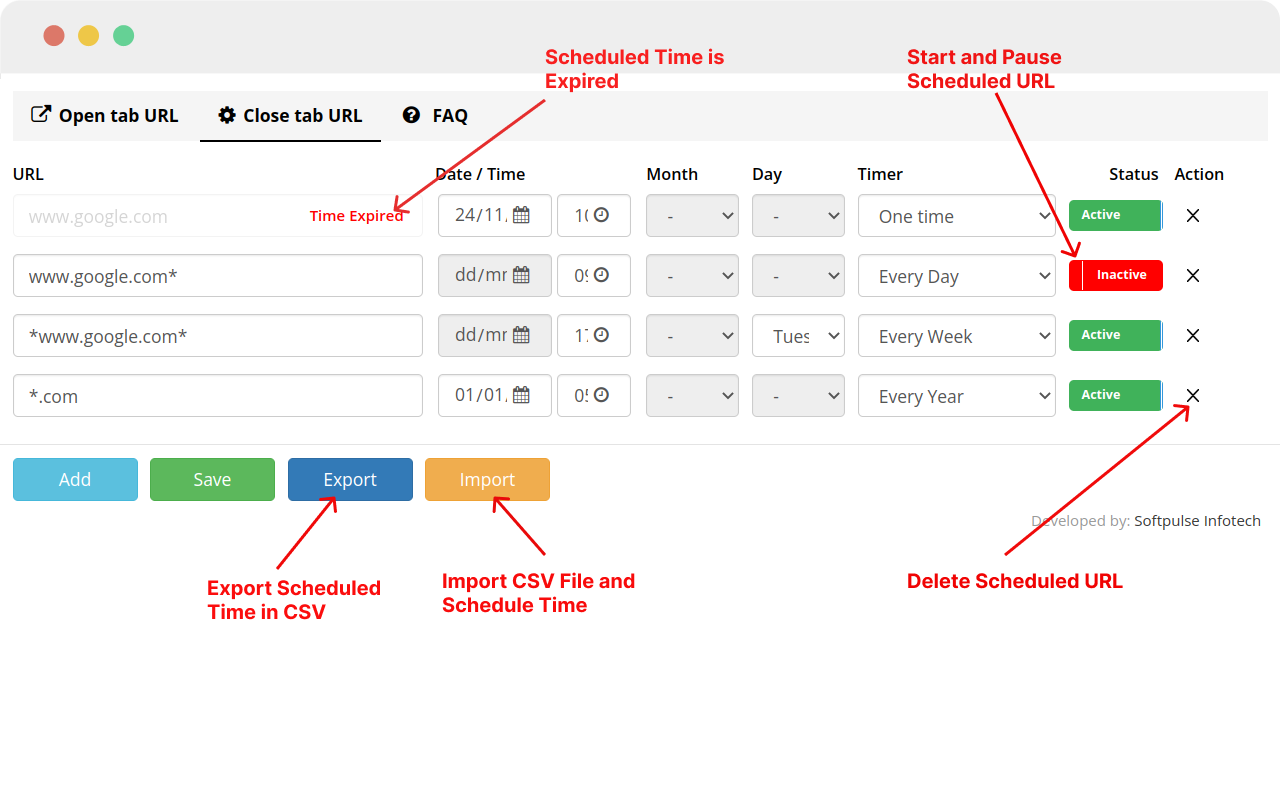 Tab Scheduler with auto open and close Preview image 4