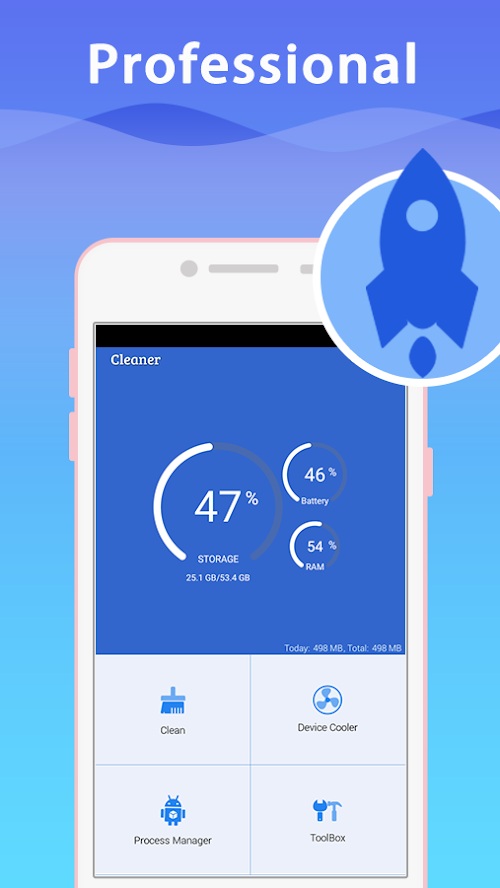 Android application Clean master Free 2017 screenshort
