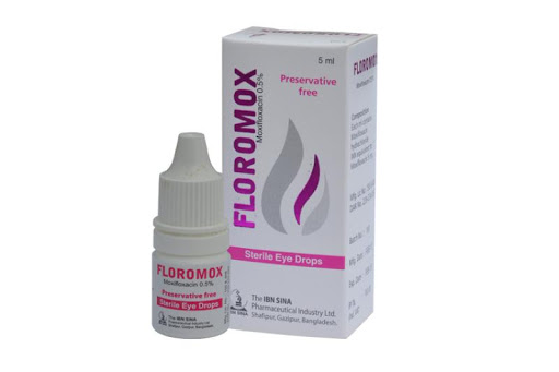 //Floromox 0.5% Sol Oft 5ml Moxifloxacina IBN Sina Pharmaceutical Ibn Sina Pharma