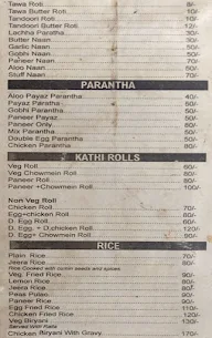 Shreya Food Court menu 1