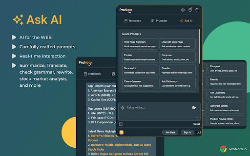 ProNoto - Floating Note, Teleprompter, Ask AI