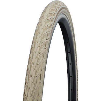 Schwalbe Delta Cruiser Plus Tire - 700B x 38 - Clincher - Creme/Reflective - PunctureGuard - SBC - E-25