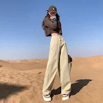 Light Khaki Trousers