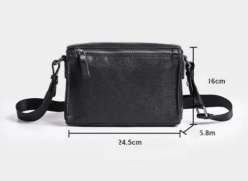Title 1, Mens Fashion Retro Casual Cowhide Shoulder Bag...