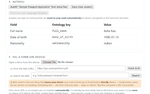 PolyglotFormFill Autofill (companion) screenshot 2
