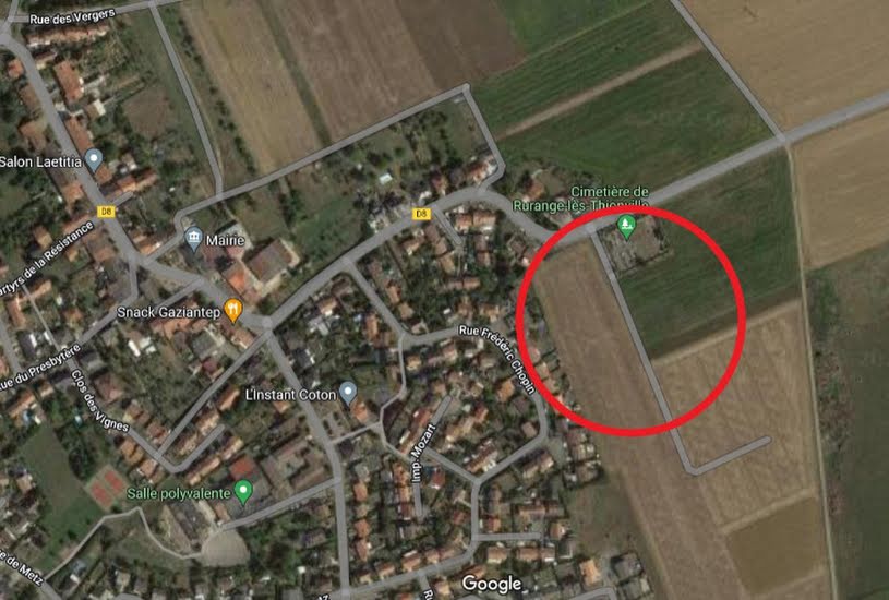  Vente Terrain à bâtir - 405m² à Rurange-lès-Thionville (57310) 