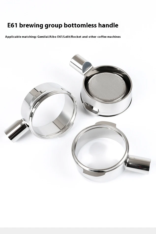 Acessório para alça de café sem fundo Aço inoxidável 304 Monolever. Extraia um espresso perfeito com controle total.