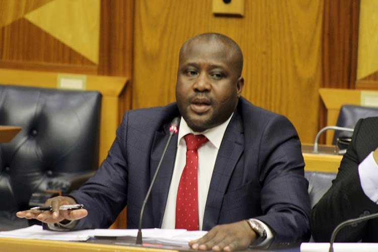 Bongani Bongo in Parliament on December 07 2017". Picture: GALLO IMAGES