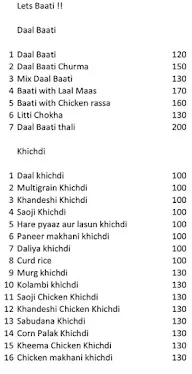 Lets Baati menu 2