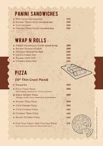 Chill'm Bar & Cafe menu 