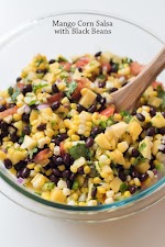 Mango Corn Salsa with Black Beans was pinched from <a href="http://www.fromvalerieskitchen.com/2015/09/mango-corn-salsa-with-black-beans/" target="_blank">www.fromvalerieskitchen.com.</a>