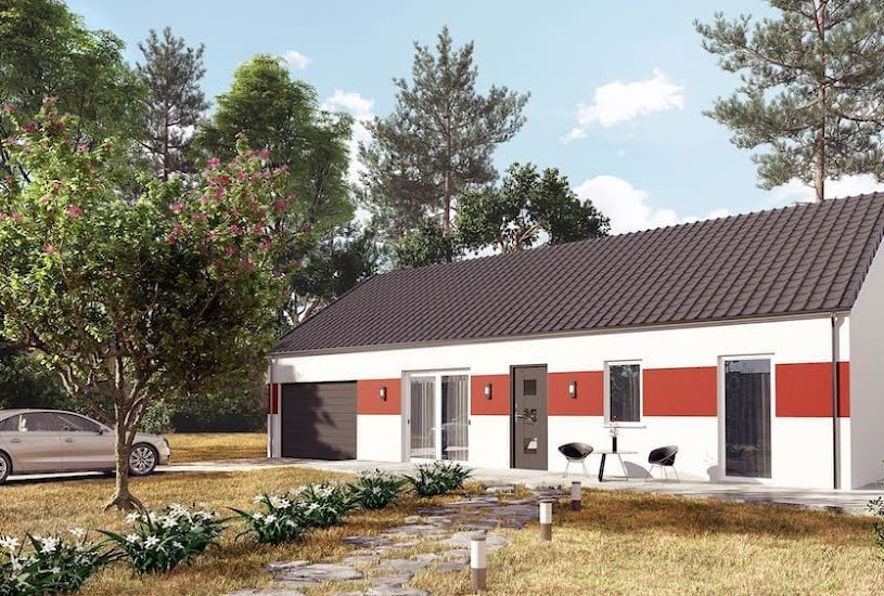  Vente Terrain + Maison - Terrain : 588m² - Maison : 80m² à Saint-Julien-sur-Veyle (01540) 