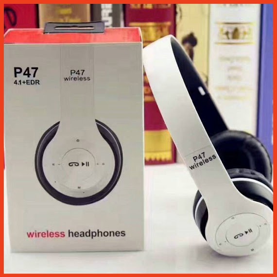 Tai Nghe Bluetooth Chụp Tai Headphone P47 - Tai Mèo Âm Thanh Đỉnh Cao