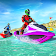 Eau jet ski bateau courses icon