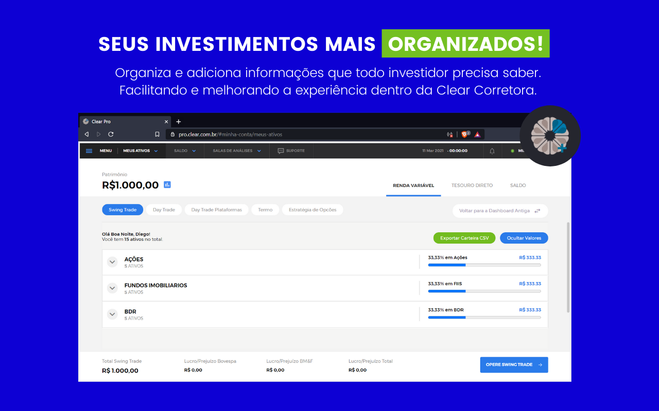 Clear Plus: Organize seus investimentos Preview image 1